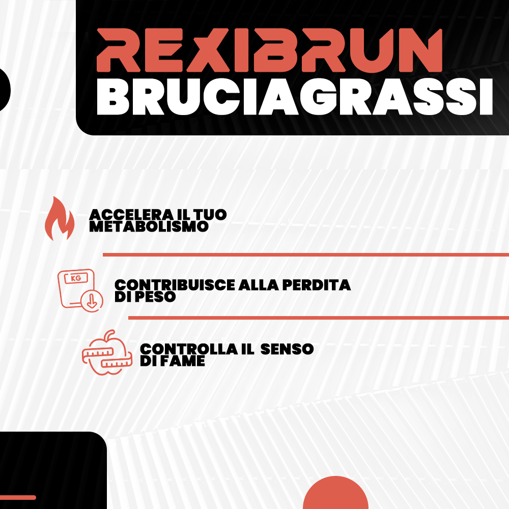 T-Rex Integratori Rexiburn Bruciagrassi 90 Compresse - Integratore Per L'Equilibrio Del Peso Corporeo