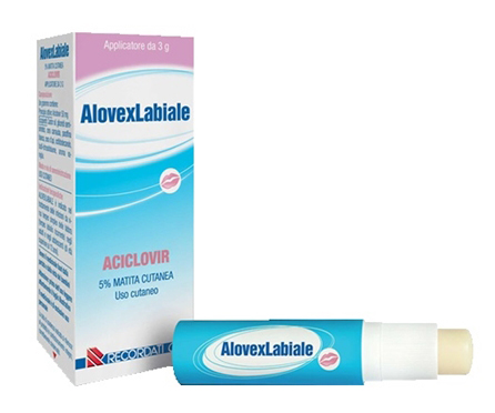 AlovexLabiale Matita Cutanea 5% Aciclovir Herpes 3g AlovexLabiale Matita Cutanea 5% Aciclovir Herpes 3g