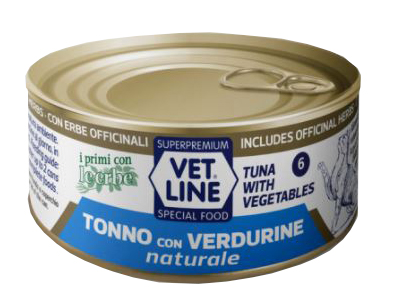 VET LINE GATTO TONNO+VERD 70G