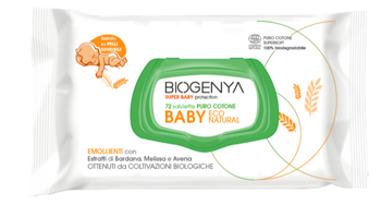 Biogenya Baby Salviette Bambini Eco Natural