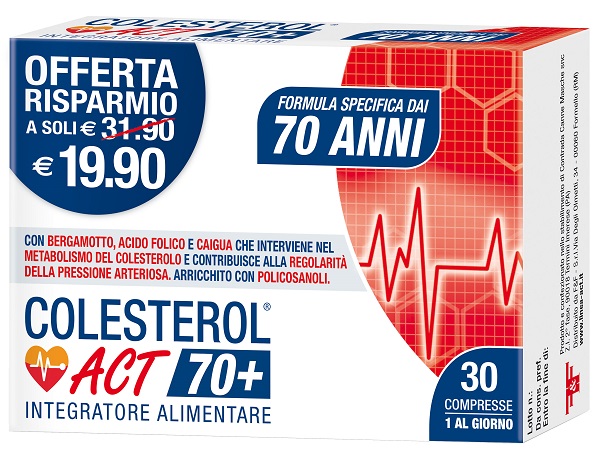COLESTEROL ACT 70+ 30 Cpr COLESTEROL ACT 70+ 30 Cpr