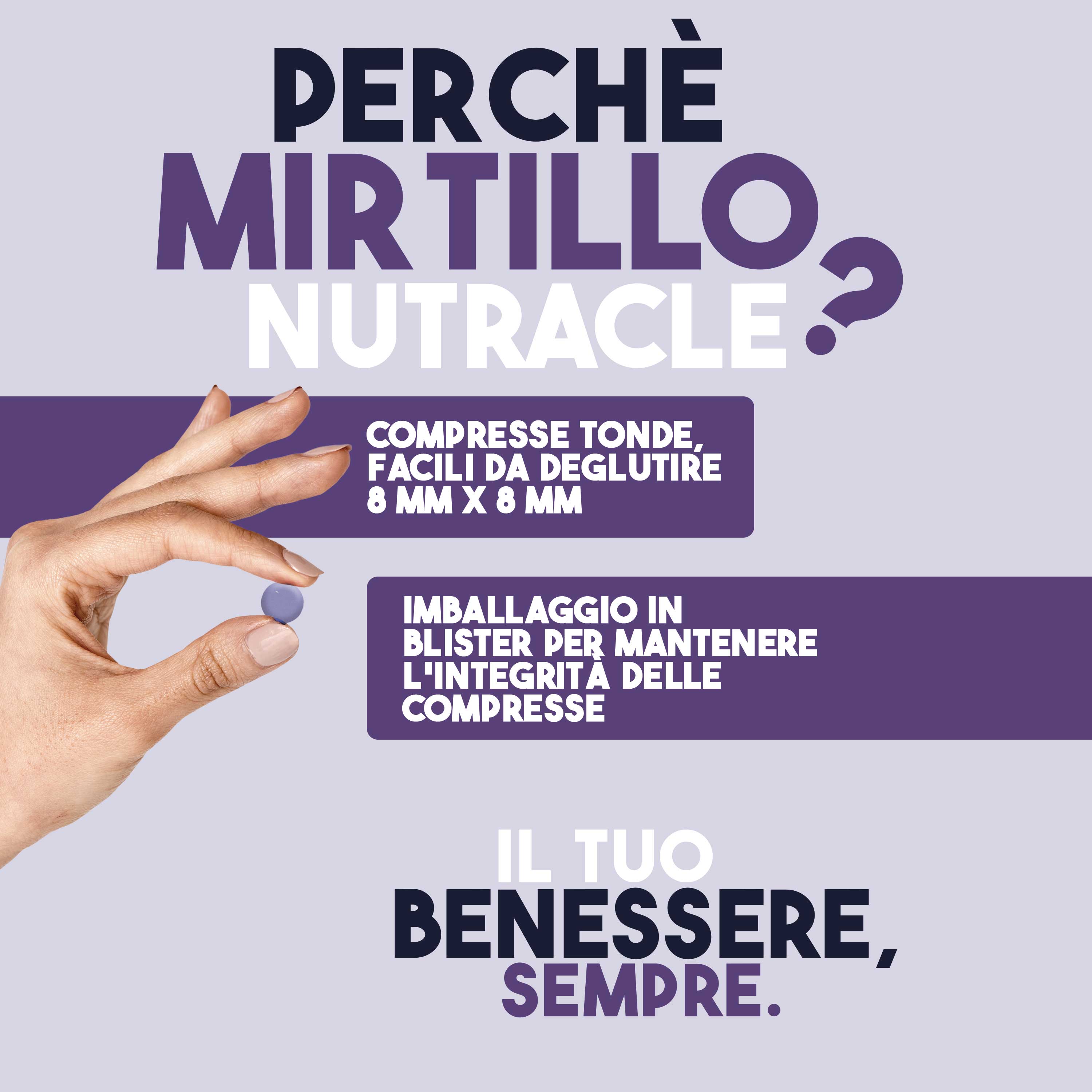 Nutracle Mirtillo Nero 60 Compresse - Integratore Per Il Microcircolo