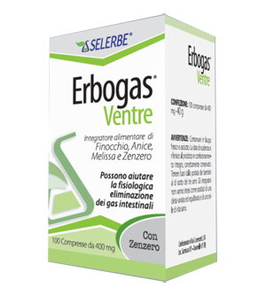 Selerbe Erbogas Ventre Integratore 100 Compresse