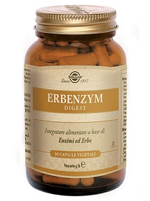 Solgar Erbenzym Digest Integratore Digestivo 90 Capsule Vegetali