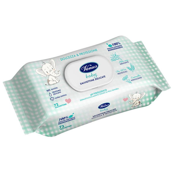 VENUS SALVIETTINE BABY X 72 PZ