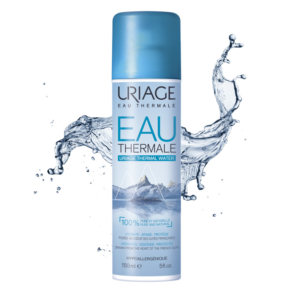 URIAGE EAU THERMALE D'URIAGE Spray fresco, multiuso, per tutta la famiglia. Idrata, lenisce, protegge. 100% pura e naturale  - 150ml