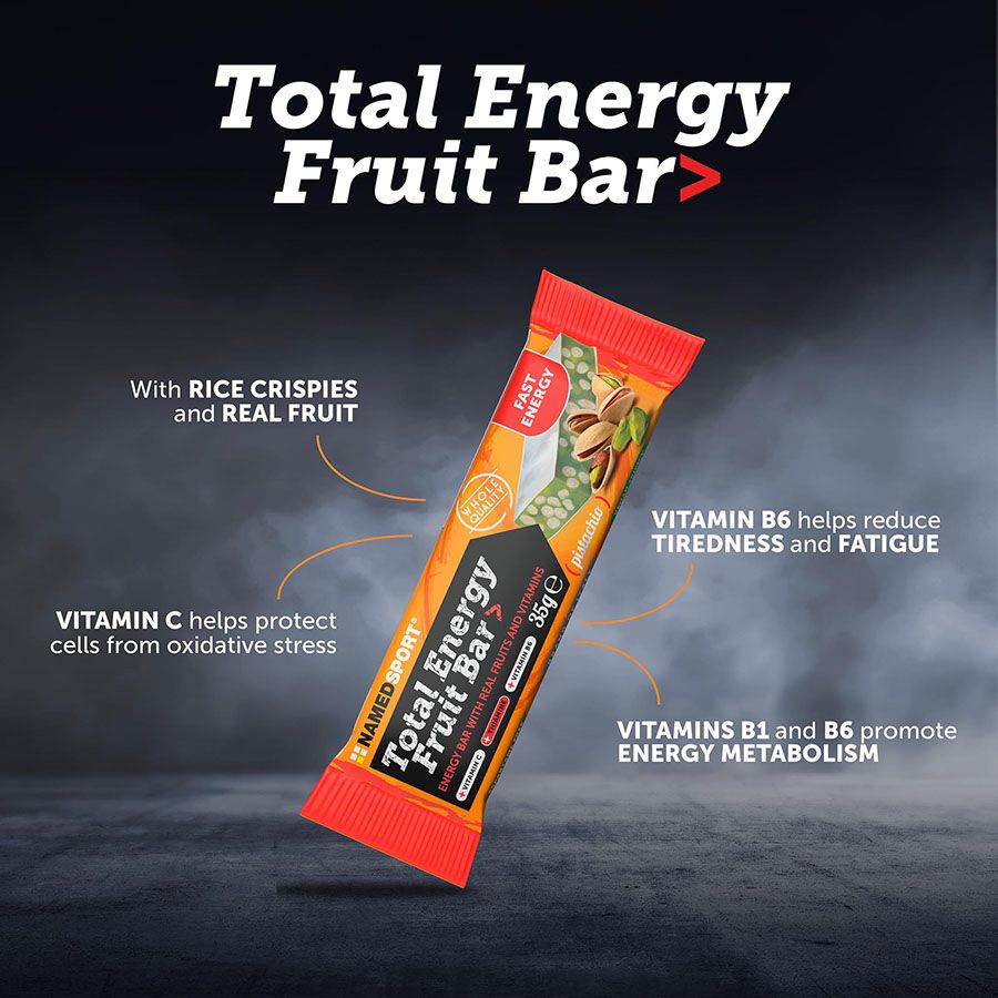 Named Sport - Total Energy Fruit Bar Gusto Pistacchio - Barretta Energetica 35 g 