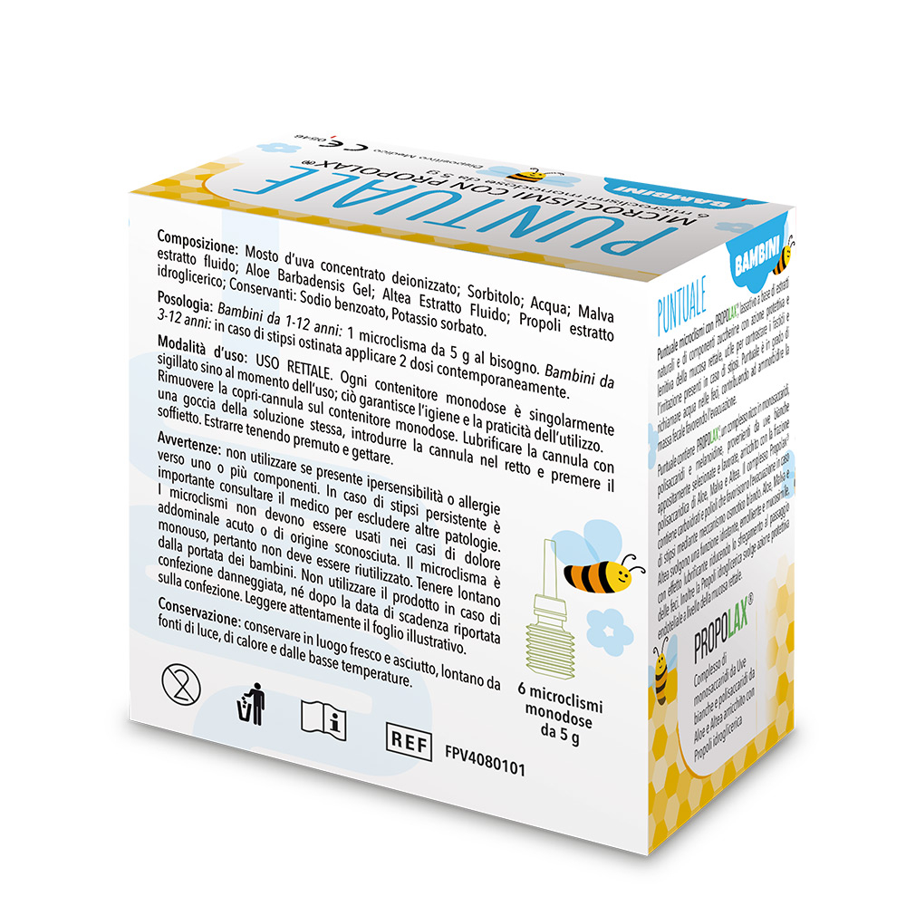 PUNTUALE BAMBINI 6 MICROCLISMI PUNTUALE BAMBINI 6 MICROCLISMI