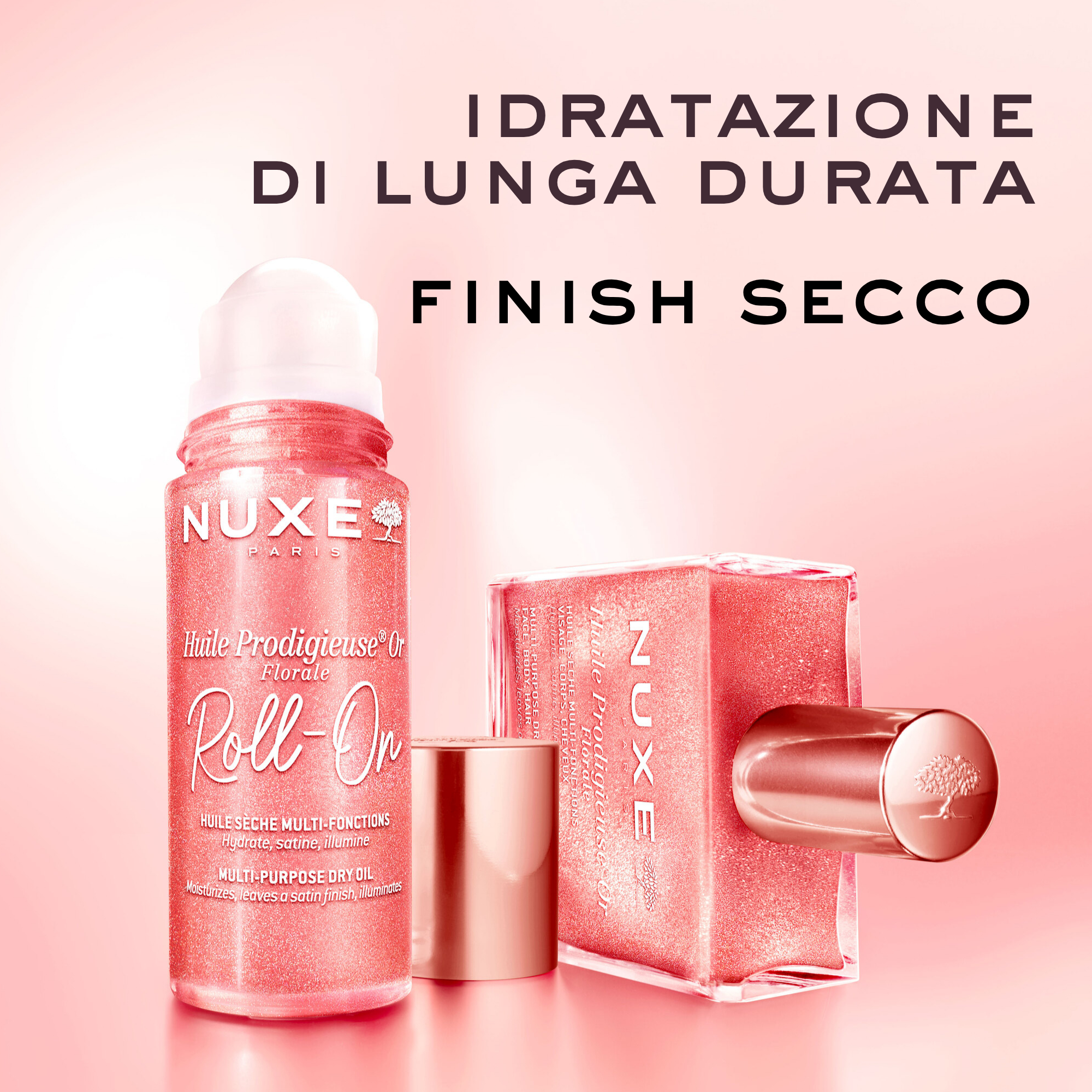 Nuxe - Huile Prodigieuse Florale Or - Olio Secco Per Viso, Corpo E Capelli Roll-On 60 ml