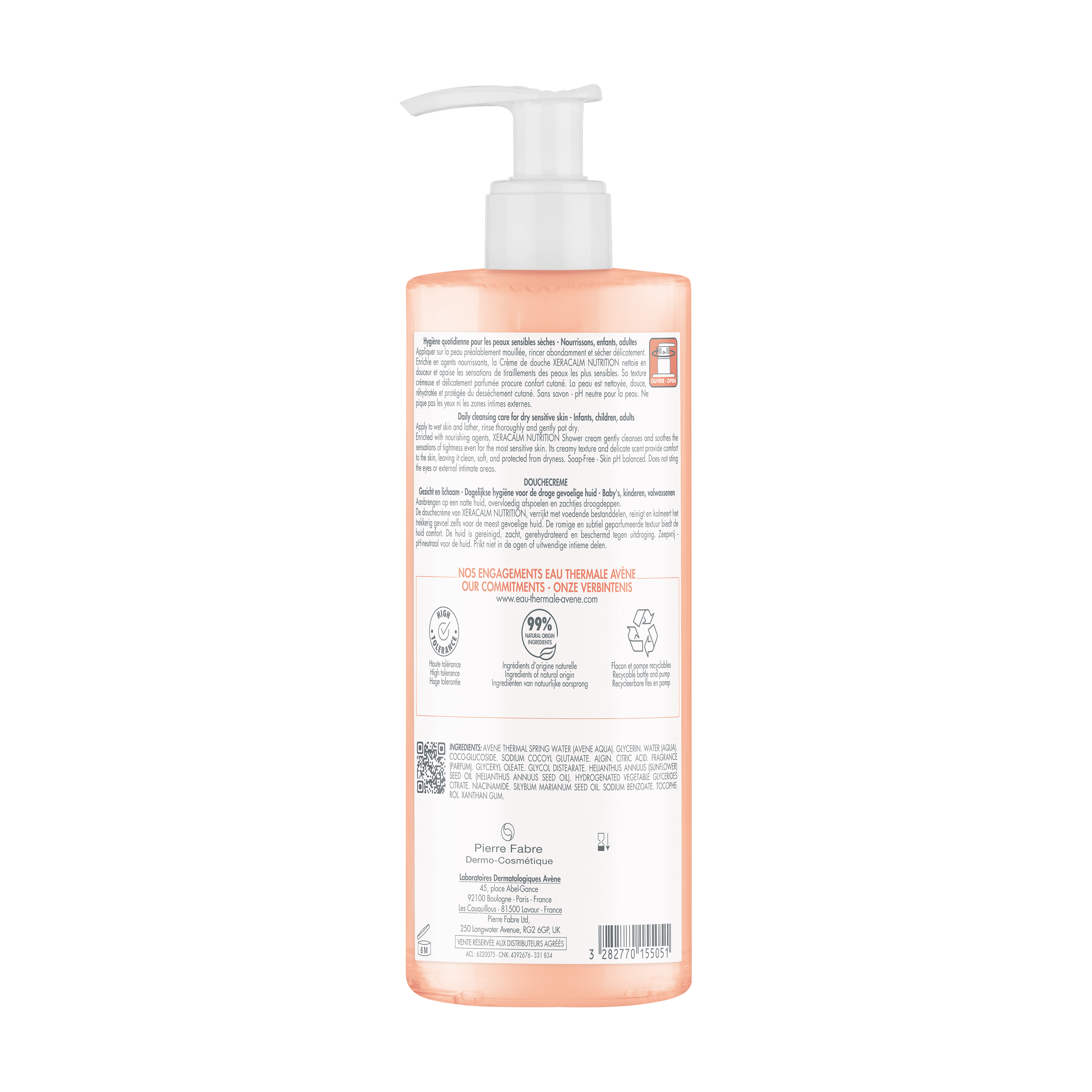 AVENE XERACALM NUTR DOCC 500ML AVENE XERACALM NUTR DOCC 500ML