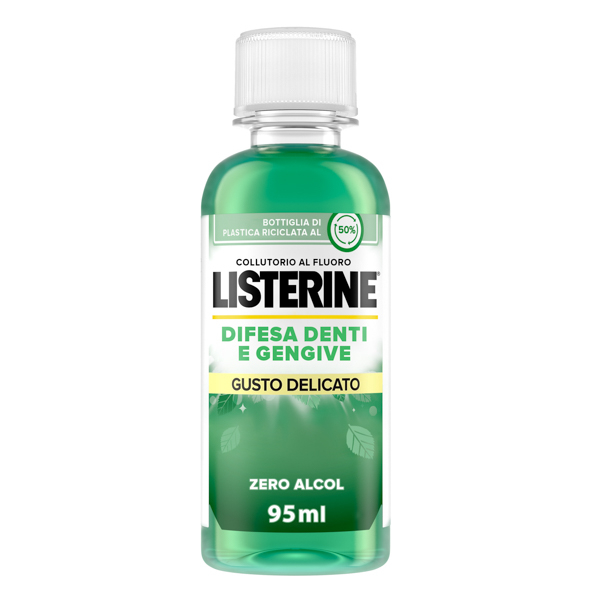 LISTERINE DENTI E GENGIVE GUSTO DELICATO 95ML LISTERINE DENTI E GENGIVE GUSTO DELICATO 95ML