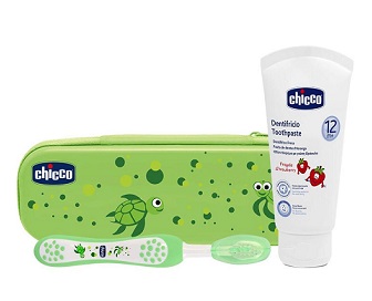 Chicco Set Primi Dentini Verde +12m Chicco Set Primi Dentini Verde +12m