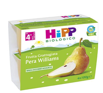 Hipp Biologico Merenda Pera e Yogurt 4x100 g Hipp Biologico Merenda Pera e Yogurt 4x100 g