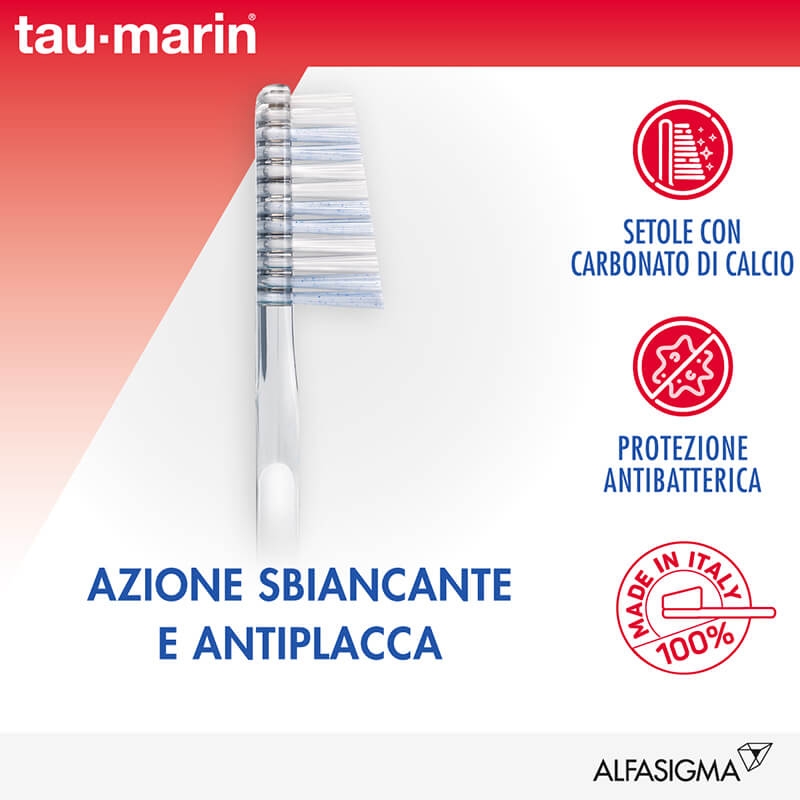 Tau-Marin Spazzolino Professional White Antimacchia Tau-Marin Spazzolino Professional White Antimacchia