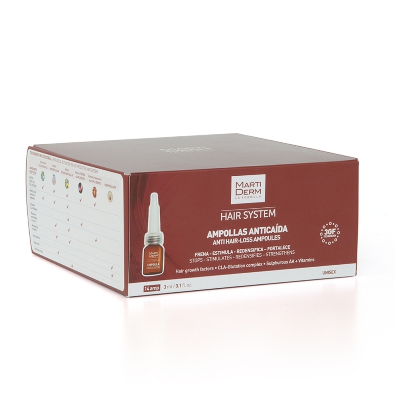 Martiderm - Hair System - Anticaduta - 14 fiale  Martiderm - Hair System - Anticaduta - 14 fiale