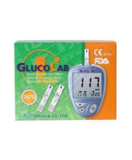 Svas Biosana Glucolab AutoCoding Strisce Reattive Glicemia 25 Pezzi