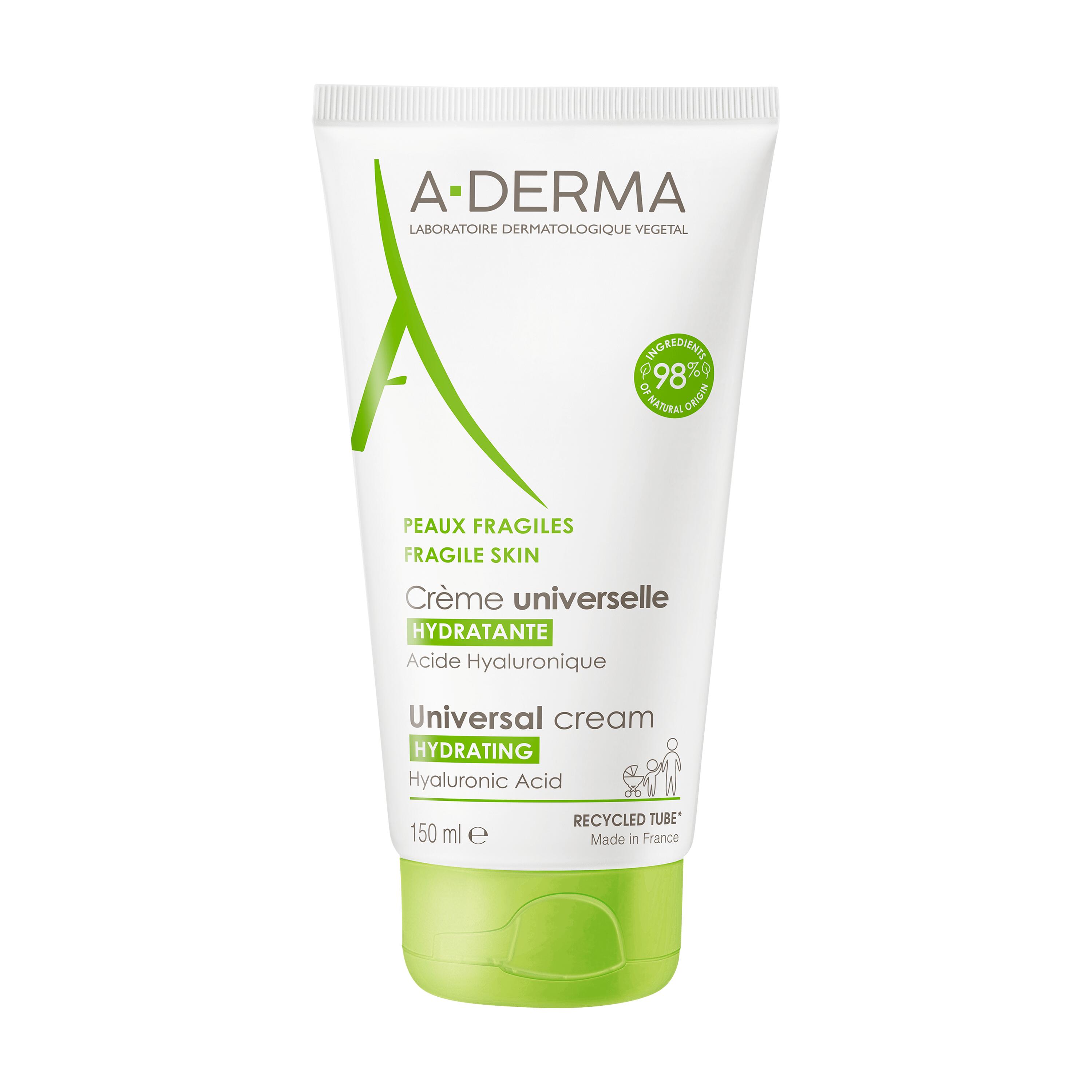 A-Derma Les Indispensables - Crema Universale Idratante Viso E Corpo Per Pelle Secca E Fragile 150 ml