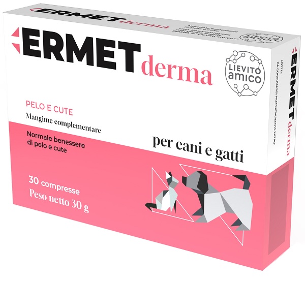 ERMET DERMA PELO E CUTE 30CPR