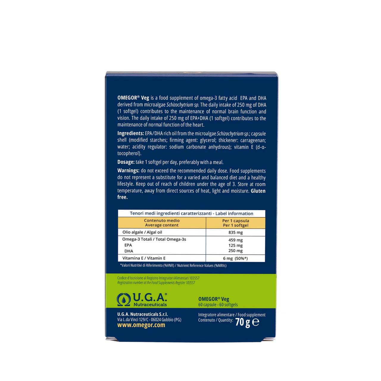 OMEGOR VEG 60CPS