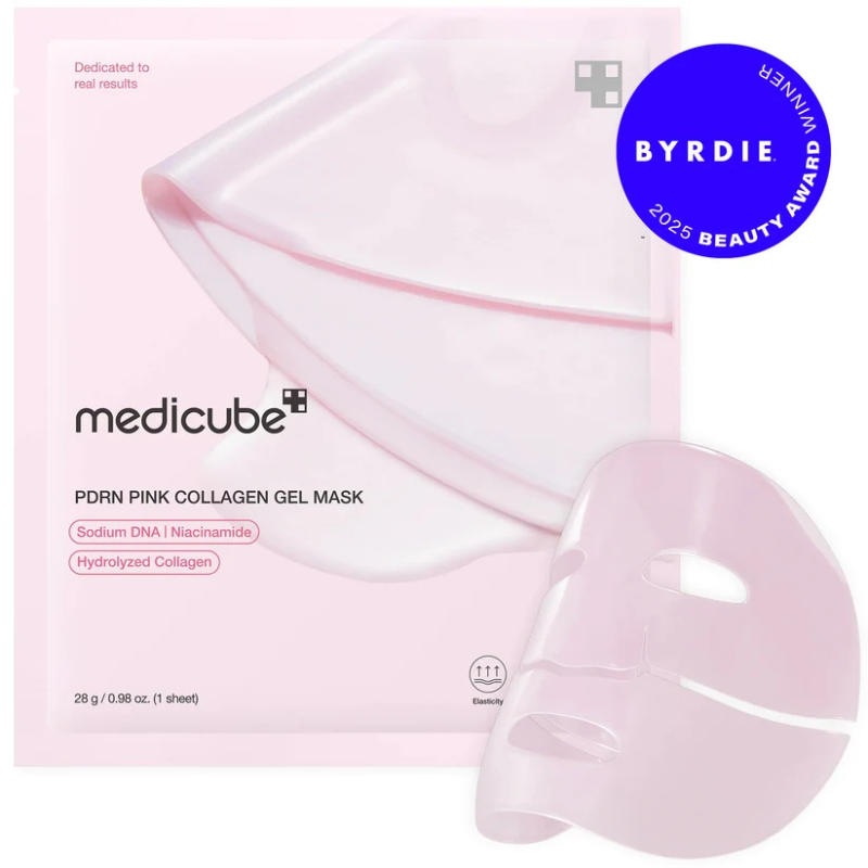 Medicube Salmon PDRN Pink Collagen Jelly Gel Mask - Maschera Illuminante Viso