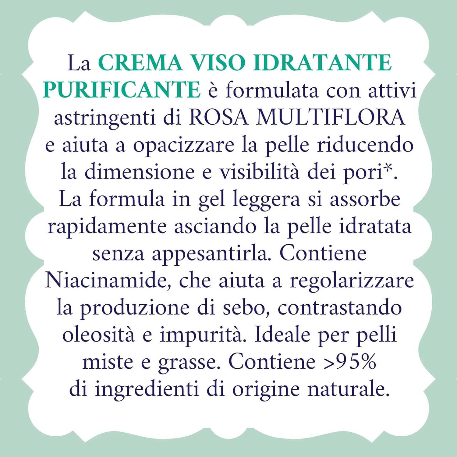 Acqua Alle Rose - Crema Idratante Purificante Viso 50 ml