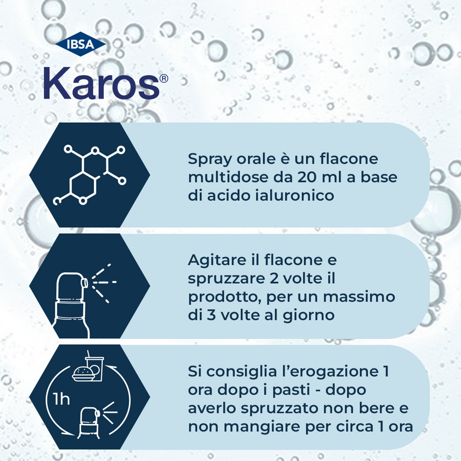 Karos Spray Orale 0,3% Infiammazione Gola 20 ml Karos Spray Orale 0,3% Infiammazione Gola 20 ml