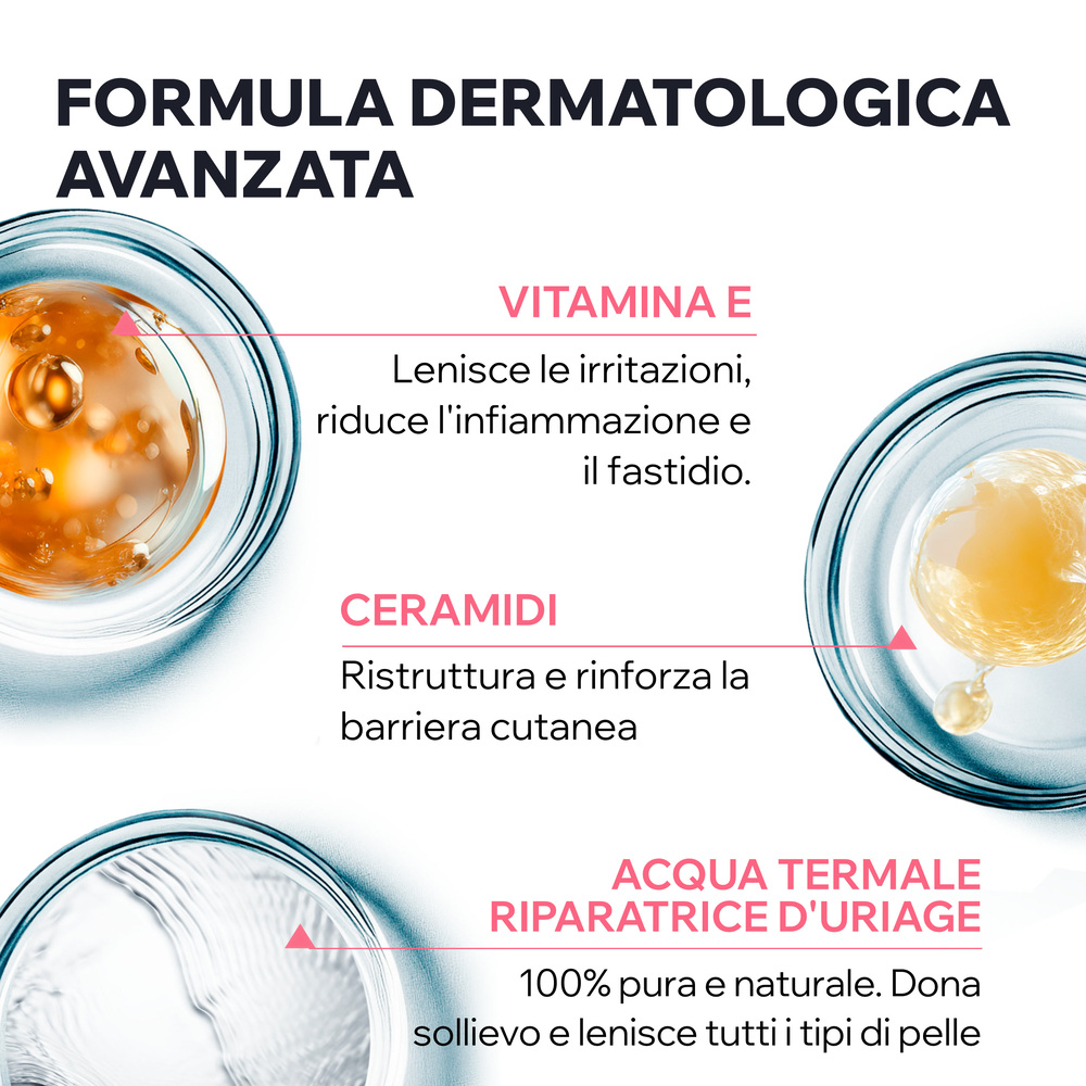 Uriage - Roseliane - Crema Colorata Anti-Rossori SPF30 Lenitiva Viso 40 ml - Tonalità Media