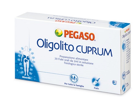 Pegaso Oligolito Cuprum Integratore 20 Fiale 2 ml Pegaso Oligolito Cuprum Integratore 20 Fiale 2 ml