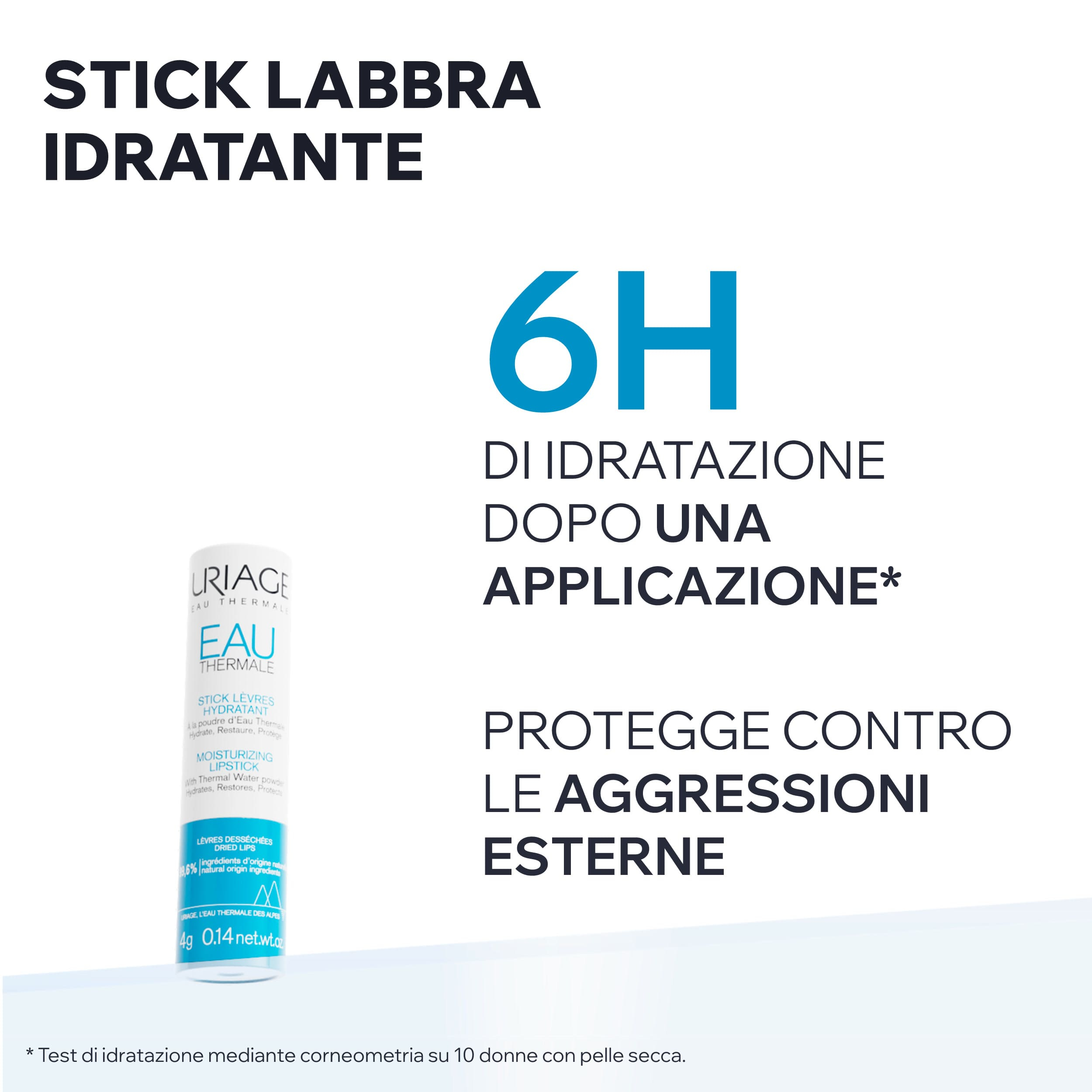 URIAGE EAU THERMALE STICK LABBRA CON POLVERE DI ACQUA TERMALE