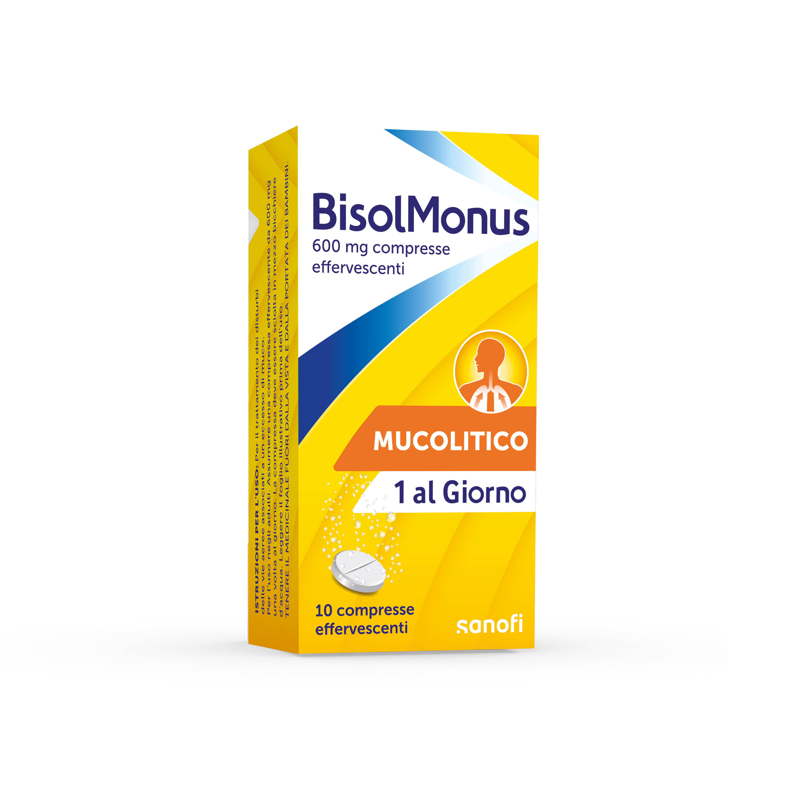 BISOLMONUS*10CPR EFF 600MG