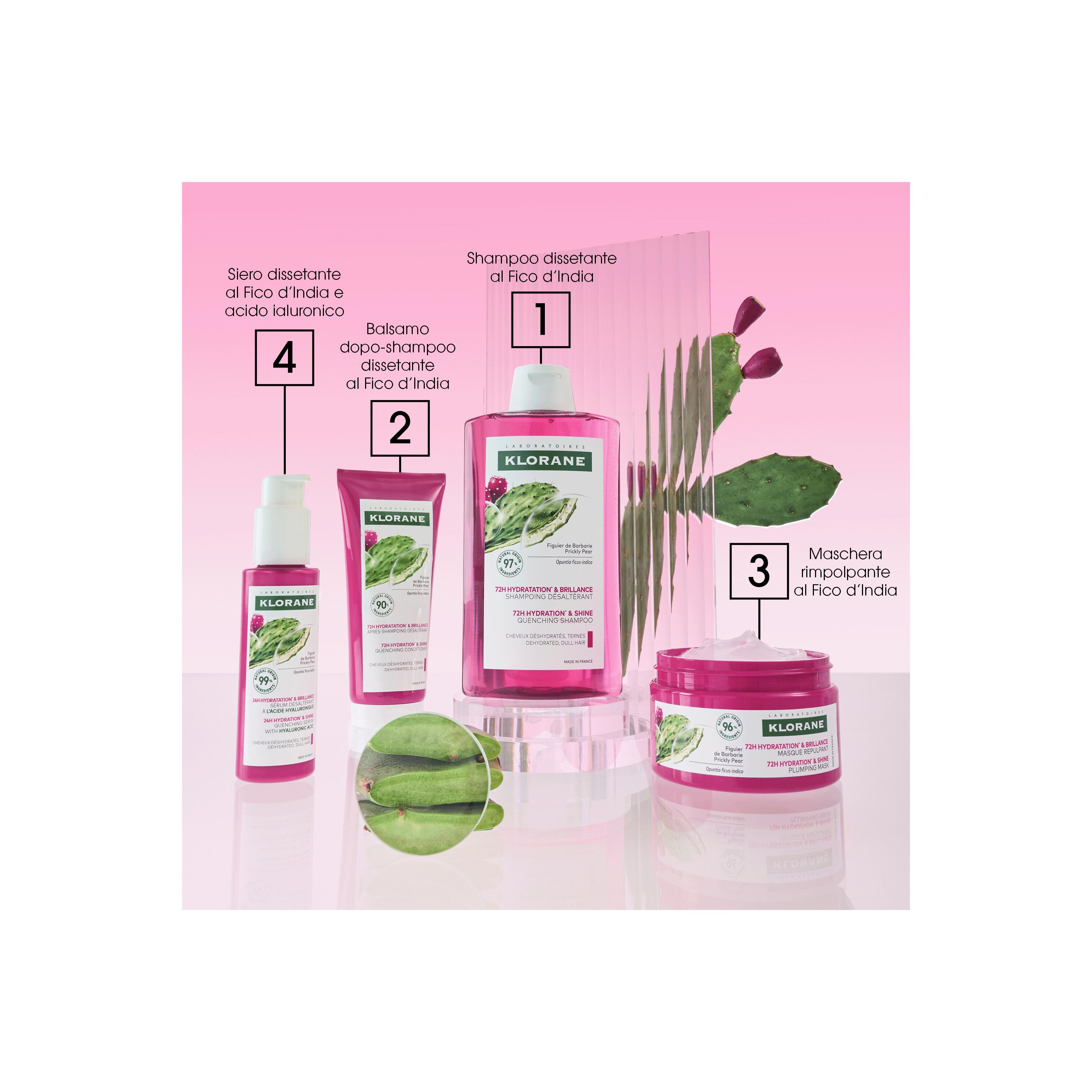 Klorane - Maschera Rimpolpante Per Capelli Al Fico D'India 250 ml
