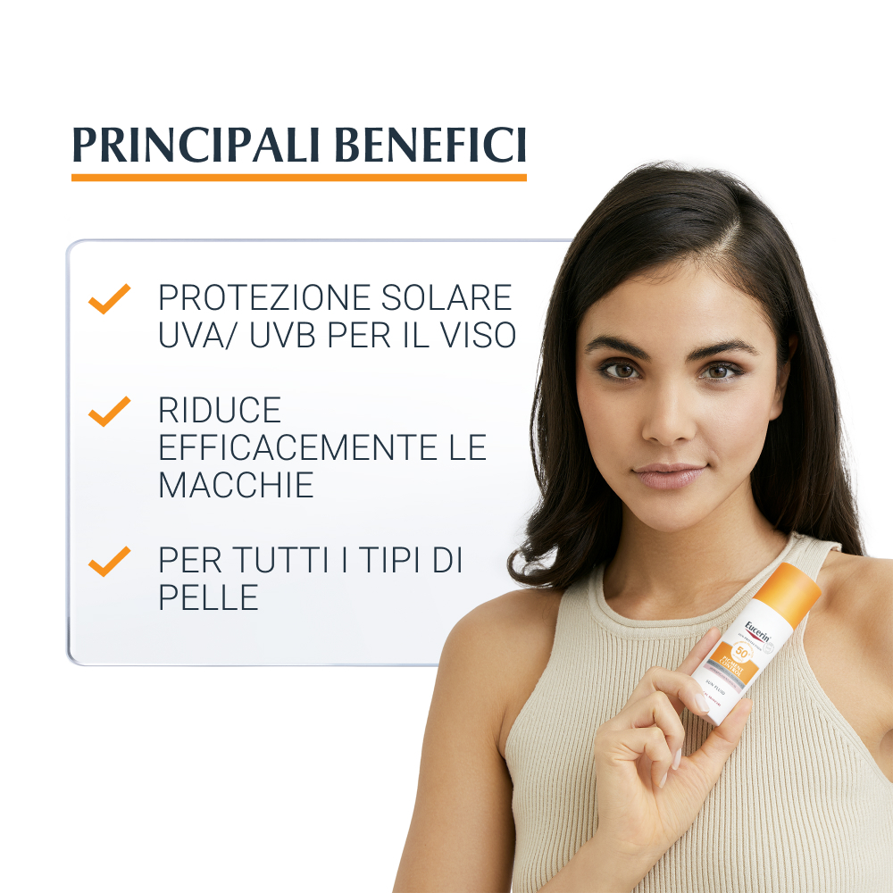 Eucerin Sun Pigment Control Protezione Solare Viso SPF50+ 50mL Eucerin Sun Pigment Control Protezione Solare Viso SPF50+ 50mL