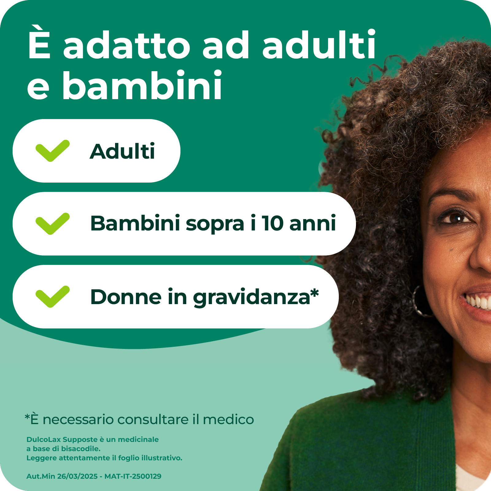 Dulcolax 10 mg 6 Supposte Per Adulti - Lassativo In Caso Di Stitichezza Occasionale 