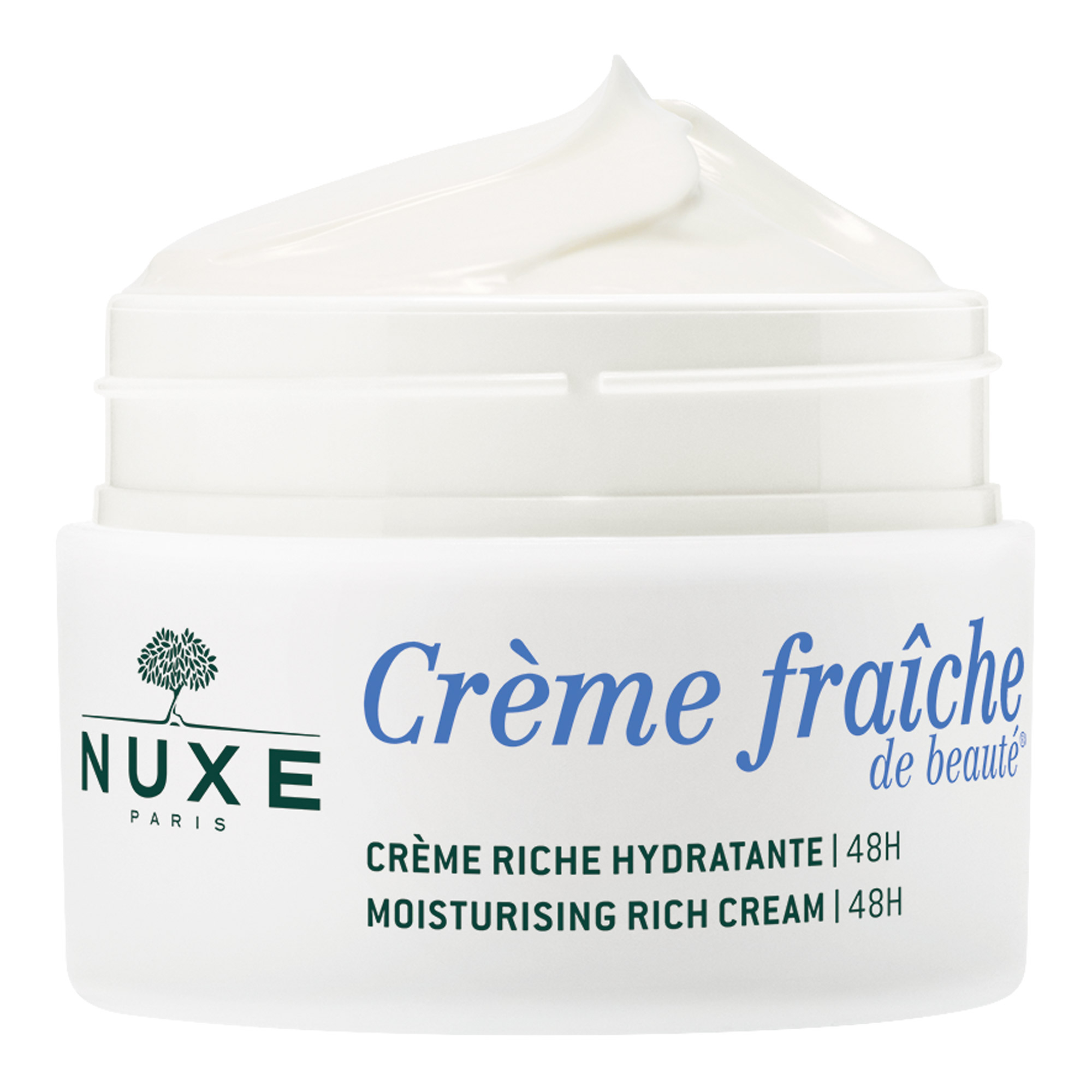 Nuxe Crème Fraîche® De Beautè Crema Ricca Idratante 48H 50ml.