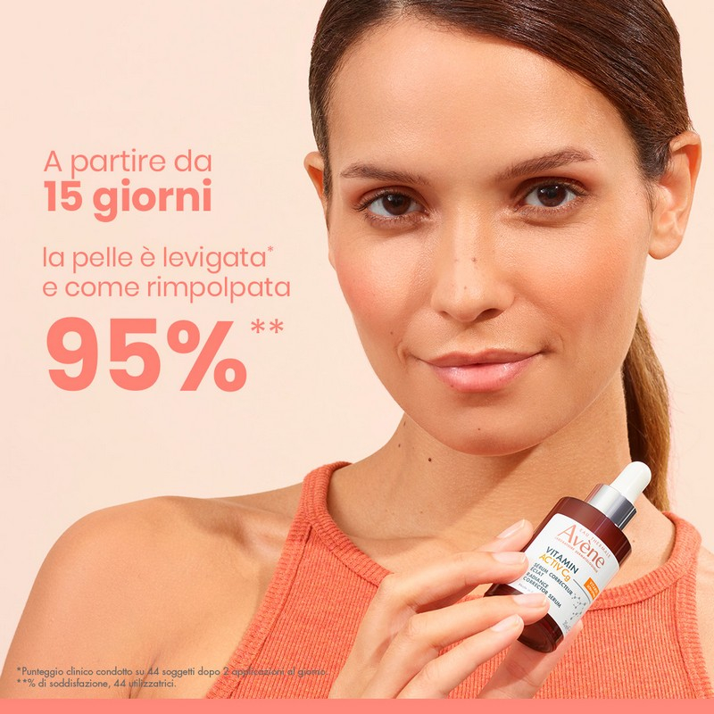 Eau Thermale Avène VITAMIN ACTIV Cg Siero Correttore Luminosità ANTI-ETA 30 ml Eau Thermale Avène VITAMIN ACTIV Cg Siero Correttore Luminosità ANTI-ETA 30 ml