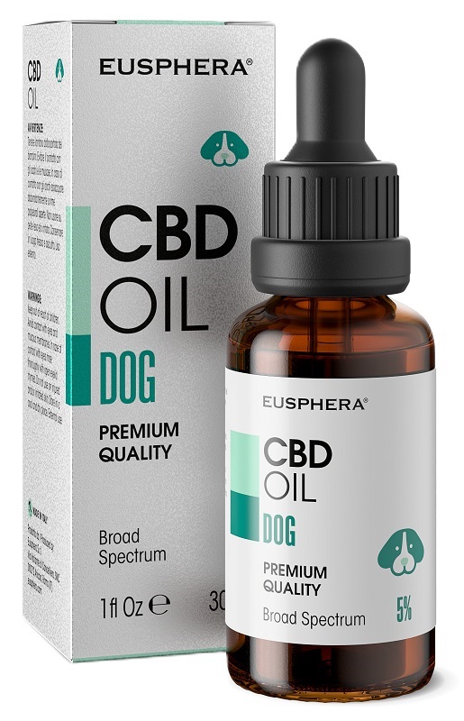 Eusphera CBD Oil Dog Olio Rilassante per Cani 30 ml