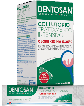 Dentosan Trattamento Intensivo Collutorio Monodose 0,20% 15 Bustine Dentosan Trattamento Intensivo Collutorio Monodose 0,20% 15 Bustine