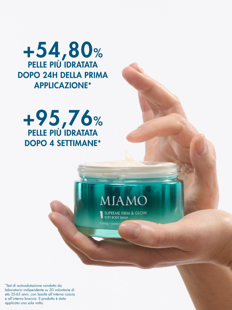 Miamo - Supreme Firm & Glow Soft Body Balm - Balsamo Corpo Rassodante, Idratante E Illuminante 200 ml