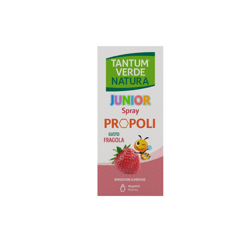 Tantum Verde Natura Junior Gusto Fragola - Spray Alla Propoli Per La Gola 15 ml