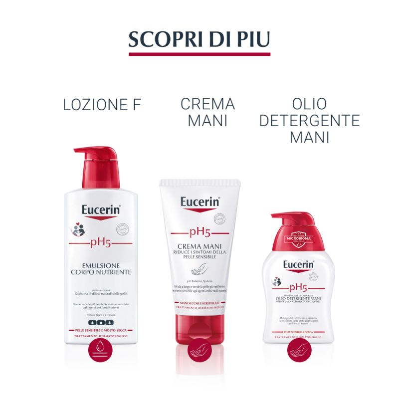Eucerin pH5 Olio Doccia ricco per uso quotidiano 200ml