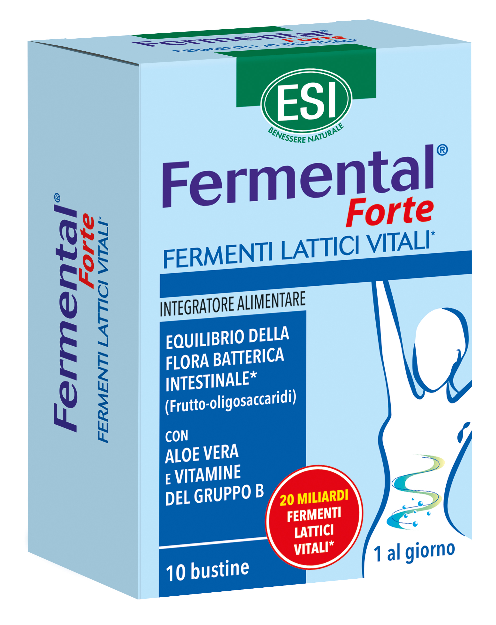 Esi Fermental Forte Integratore Equilibrio Intestinale 10 Bustine
