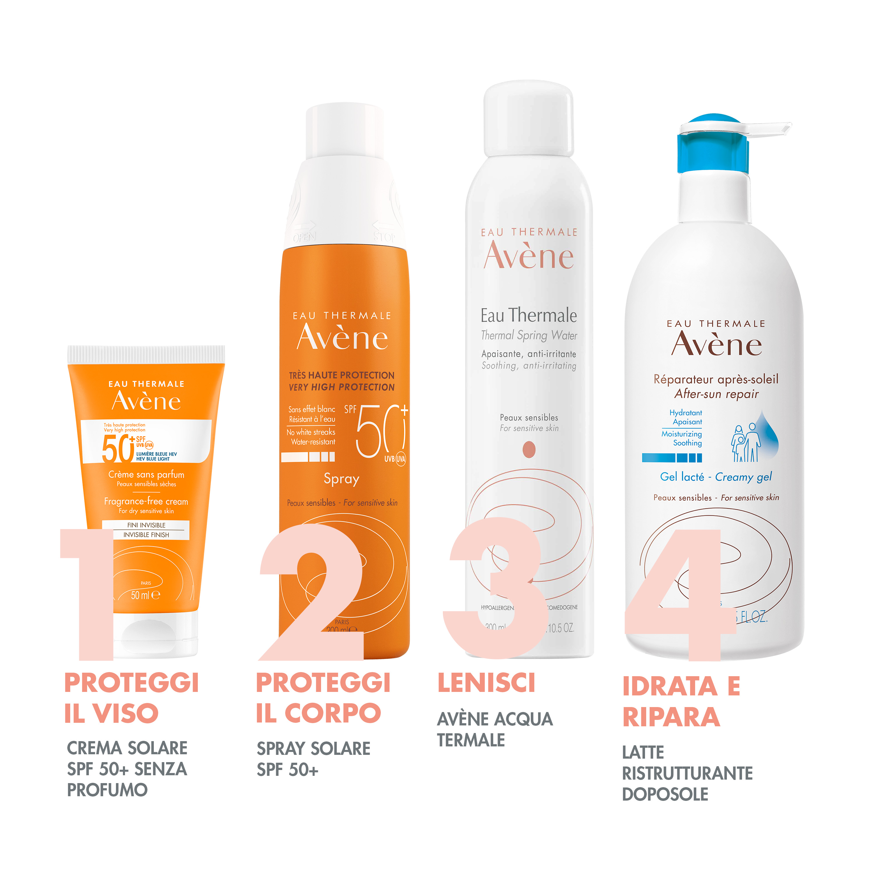 Avène Crema Solare Viso SPF 50+ 50ml