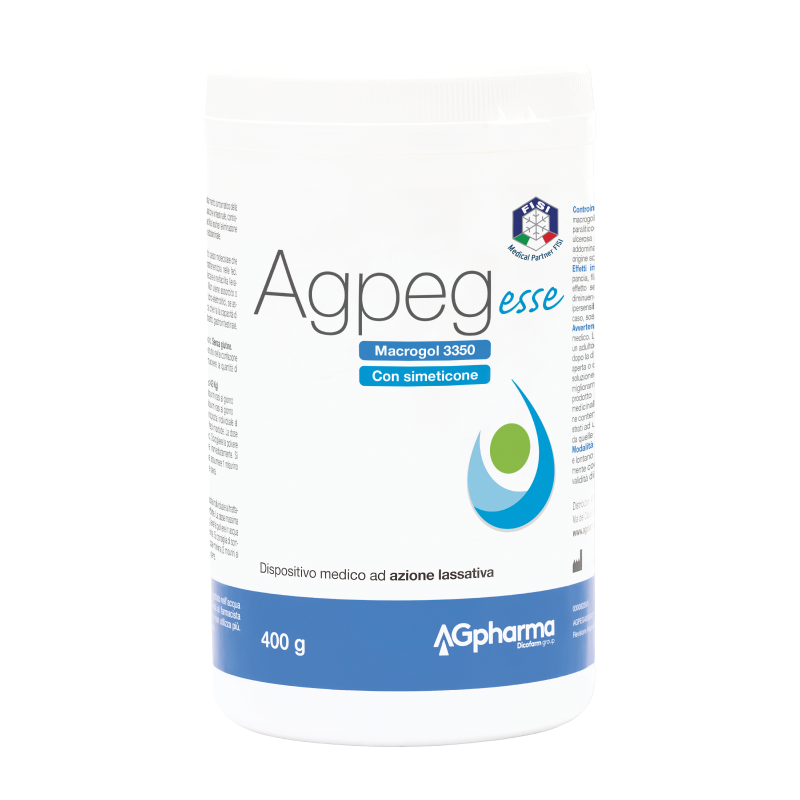 Agpeg MACROGOL 3350 ESSE Integratore Lassativo Polvere 400 g