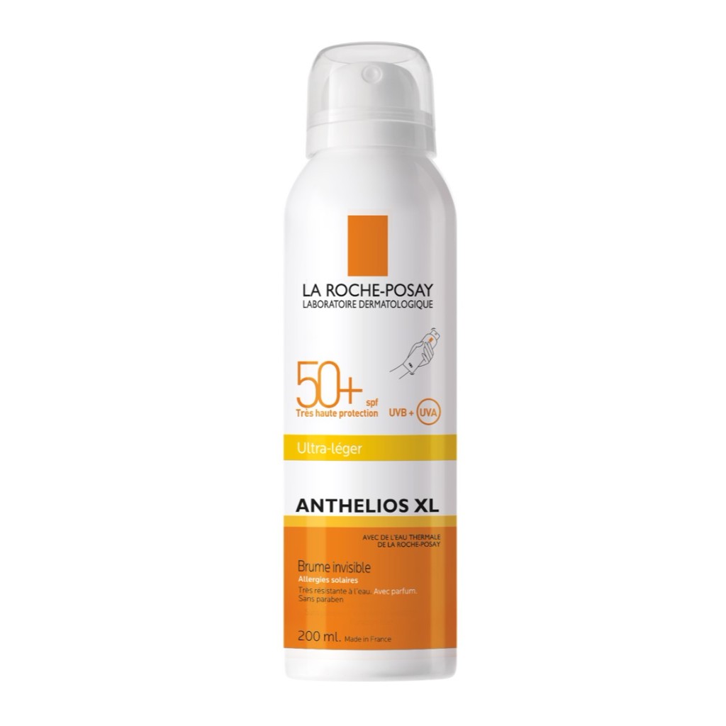 La Roche-Posay Anthelios Spray Corpo Invisibile SPF 50+ 200 ml. Protezione Corpo Opacizzante
