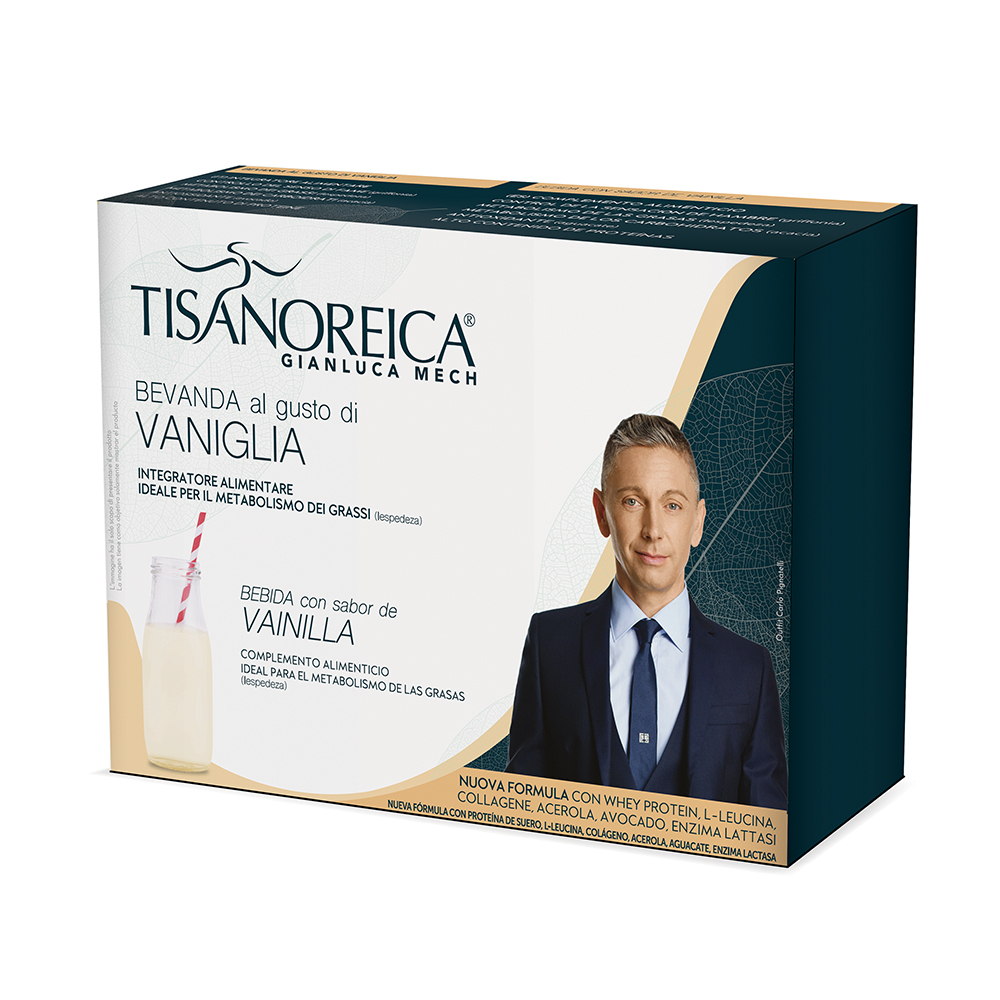 Tisanoreica Bevanda Gusto Vaniglia 4 Preparati da 28 g