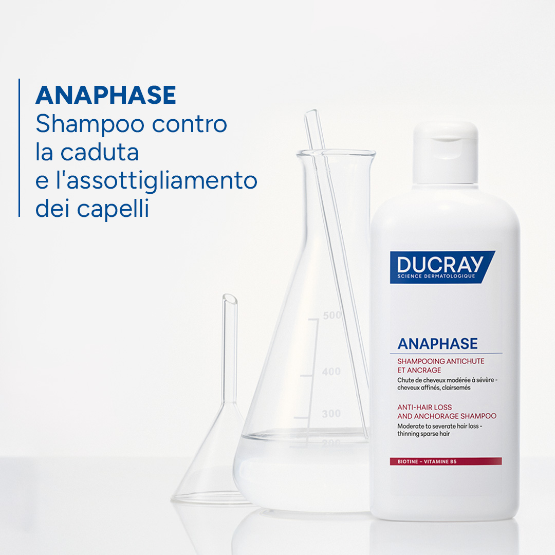 Ducray - Anaphase+ - Shampoo Contro La Caduta E L'Ancoraggio Dei Capelli 400 ml