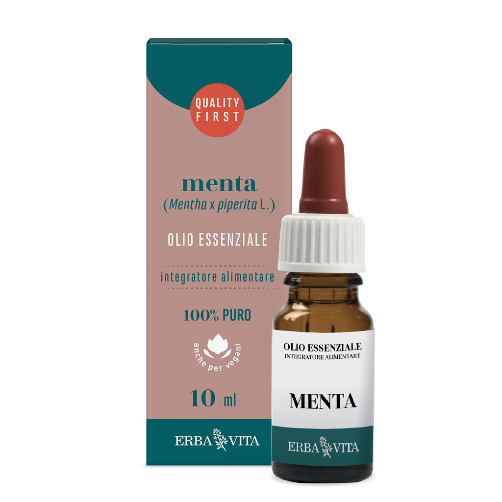 Erba Vita Olio Essenziale Menta Piperita Integratore Gas Intestinali 10 Ml Erba Vita Olio Essenziale Menta Piperita Integratore Gas Intestinali 10 Ml