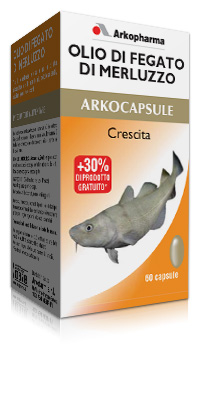 Arkocapsule Olio di Fegato di Merluzzo Integratore 60 capsule