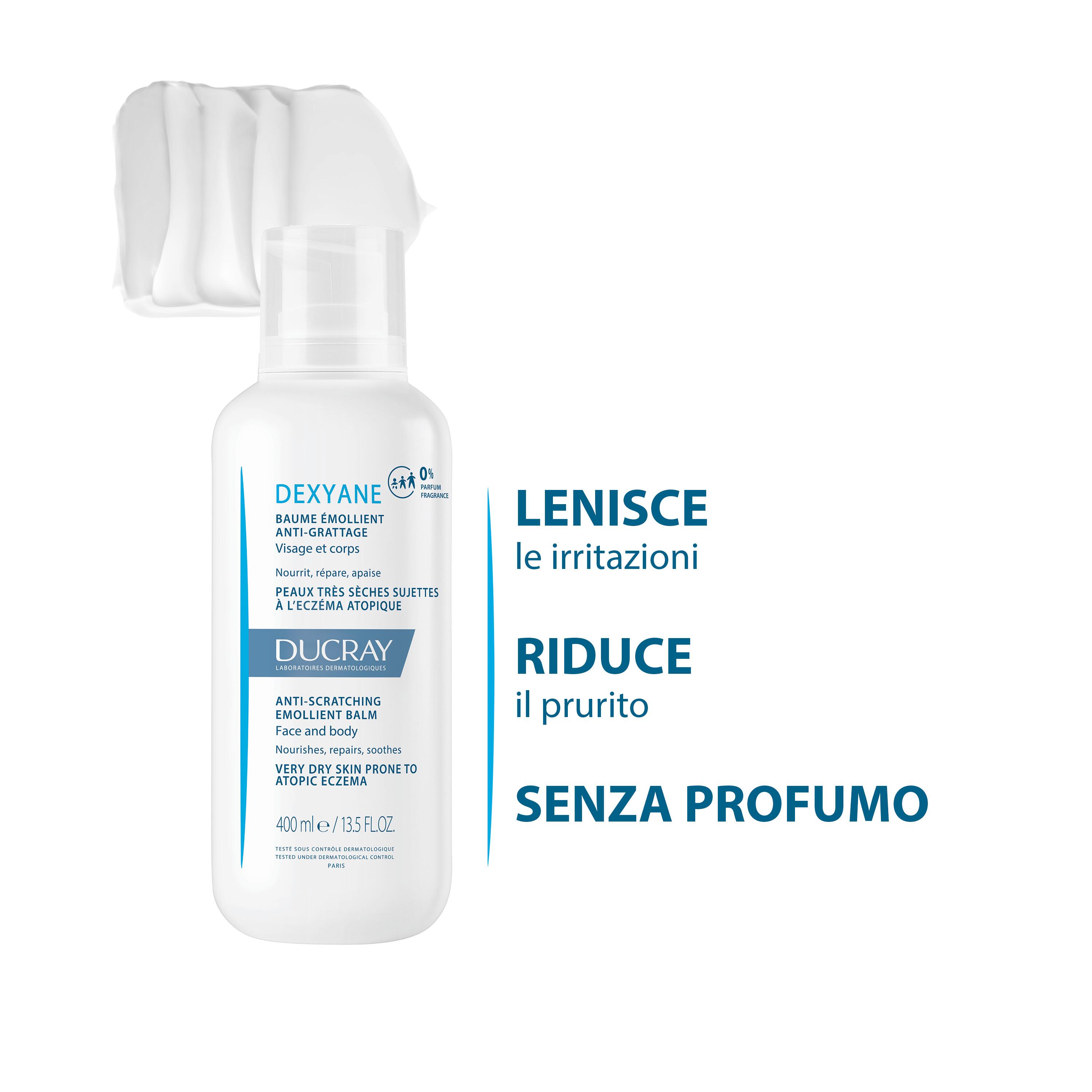 Ducray Dexyane - Balsamo Emolliente Anti-Grattage Viso E Corpo 400 ml