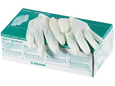 GUANTI LATTICE CON POLVERE VASCO POWDERED (XS) 100PZ - B.BRAUN